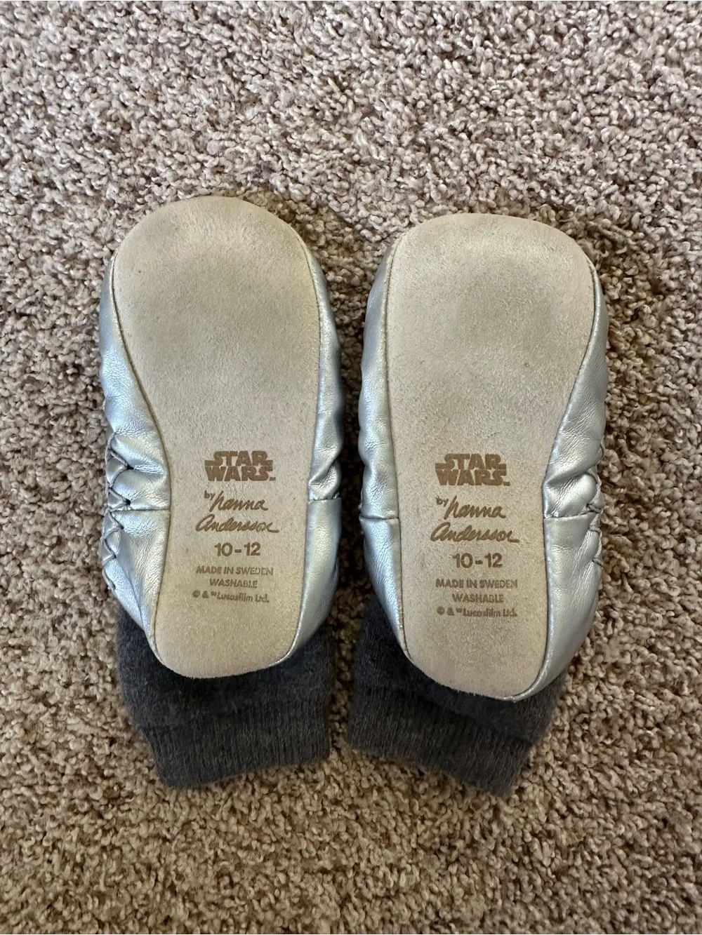 Hanna Andersson Kids Non-Slip Star Wars Moccasin Socks